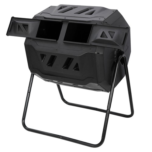 Large composting tumbler dual - large,