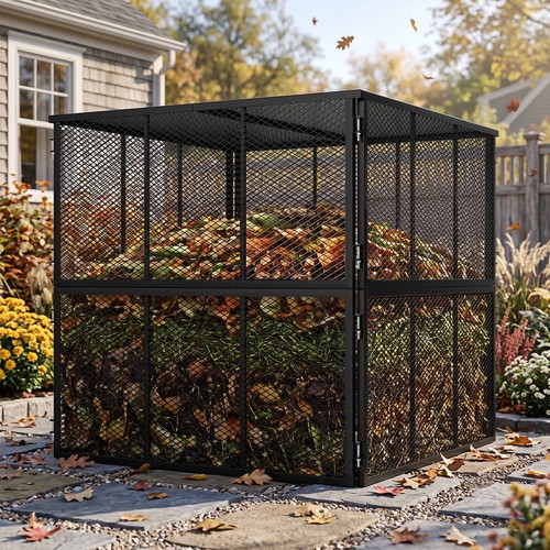 Xxl 233 gal metal composter - xxl,